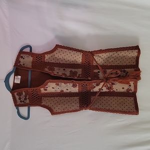 1970s Vintage Crochet Vest